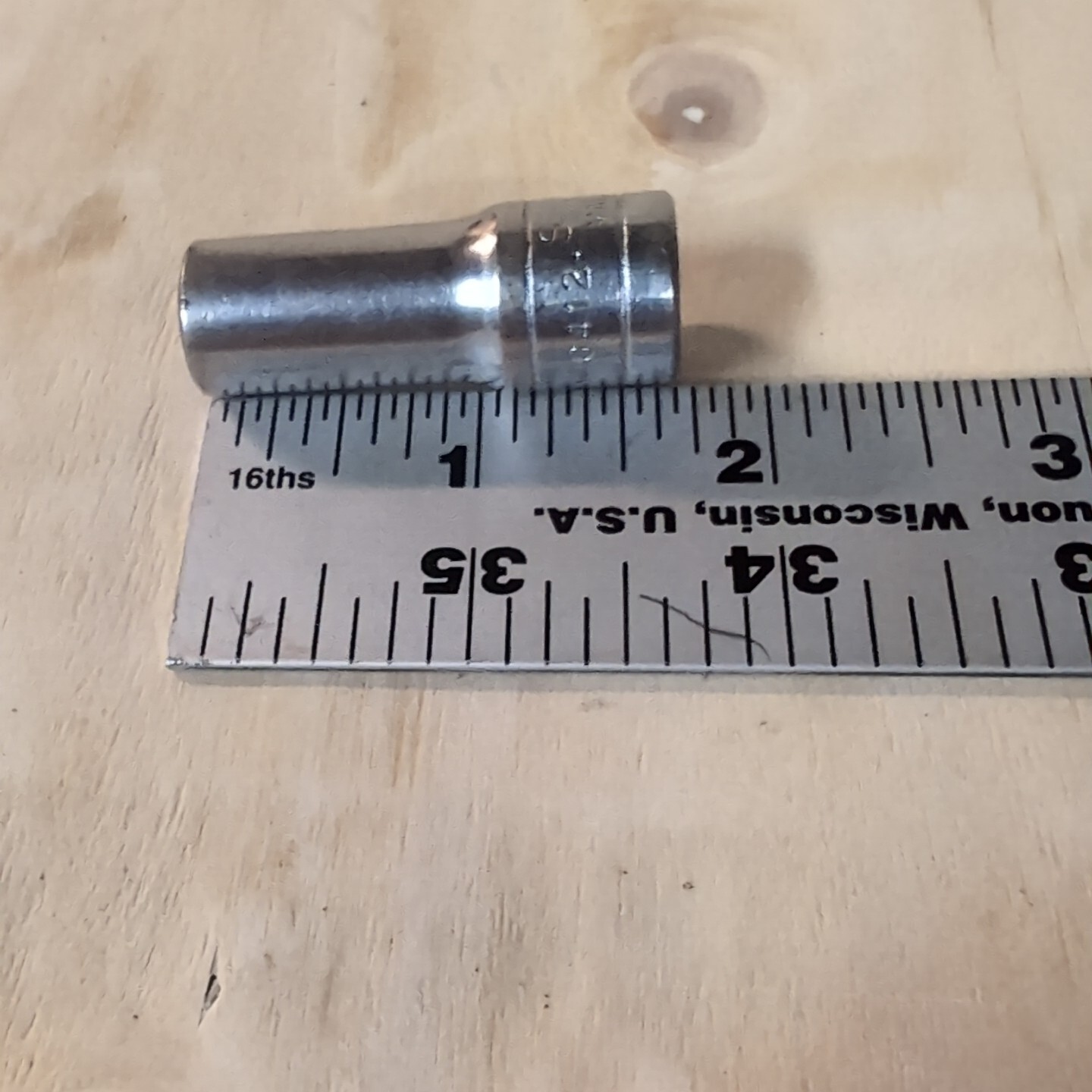 SK Wayne 3/8″ Drive 6 Point 3/8In. Deep SAE Socket 40412 Made in USA