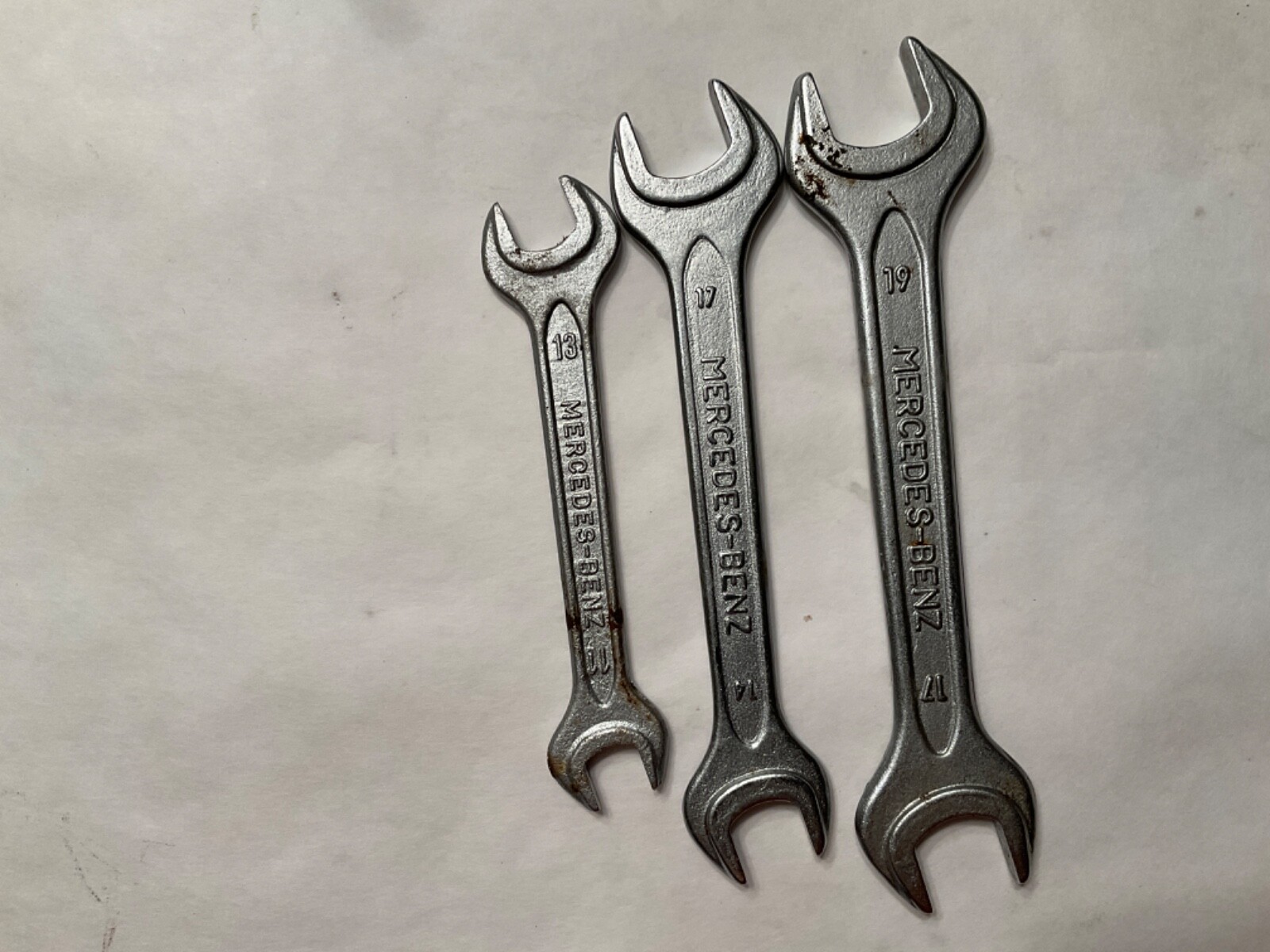 Vintage Mercedes Benz Unior Din Wrench 3 PC Set