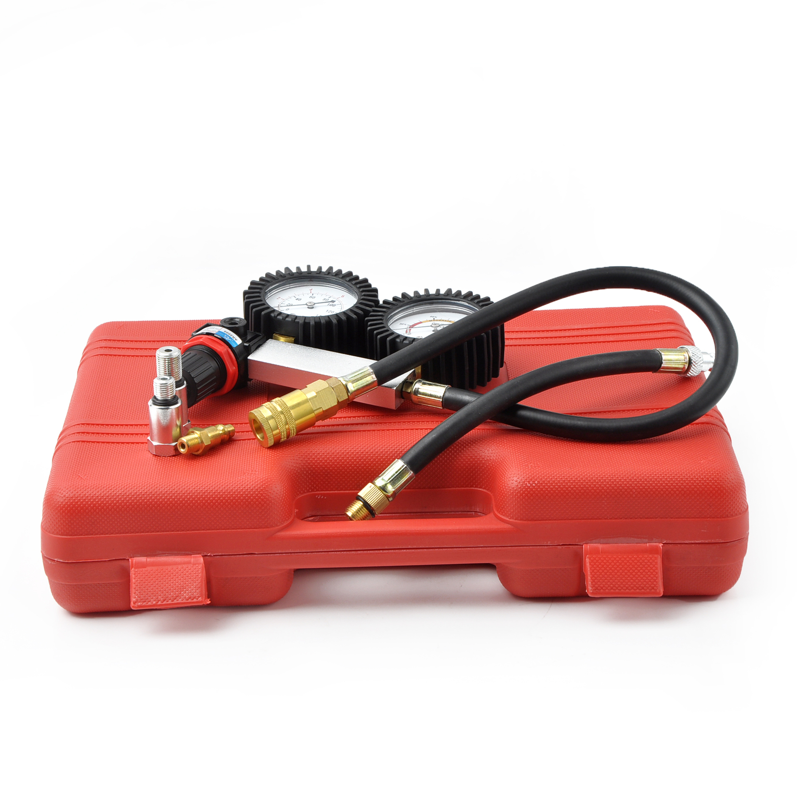 Cylinder Leak Detector Leakage Engine Compression Gauges Tester TU-21 Kit A1020