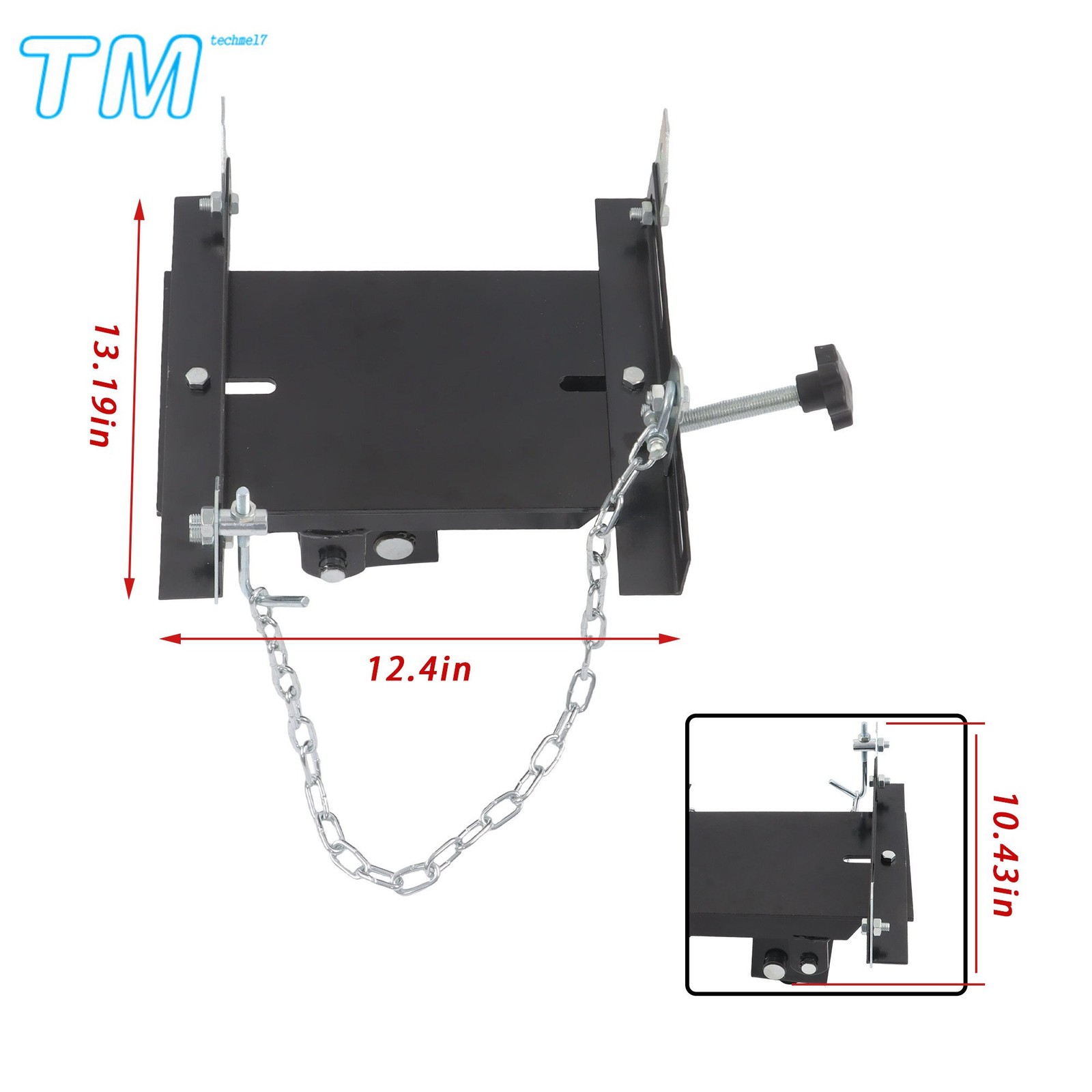 For Vehicle Repair 1100lbs 1/2 ton High Capacity Transmission Floor Jack Adapter