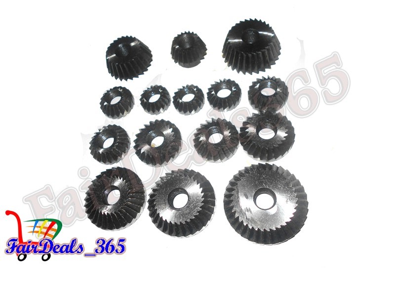 Valve Seat & Face Cutter 15 Pecs Set Automotive Industrial Tool