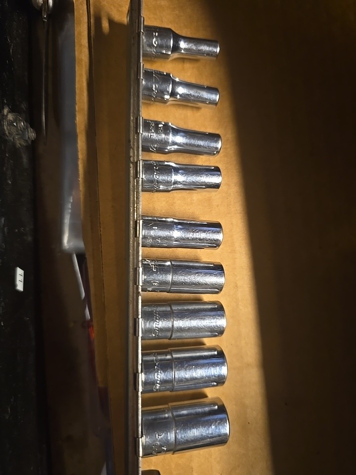 Snao-On 1/4″ Drive 10 Pc 6pt SAE USA 9/16 TO 3/16