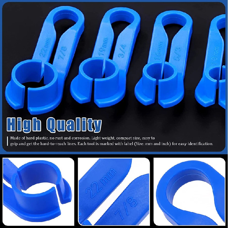 16Pcs AC Fuel Line Disconnect Removal Tool Set With Storage Box For Most Vehicle