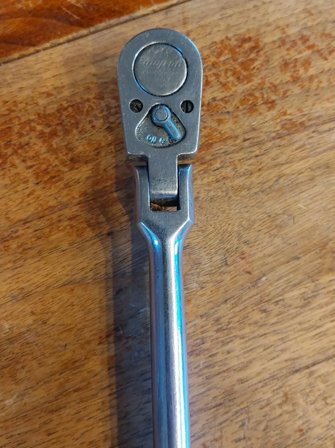 Snap On ~ F731A ~ Flex Head 3/8″ Drive Ratchet ~ Made In USA