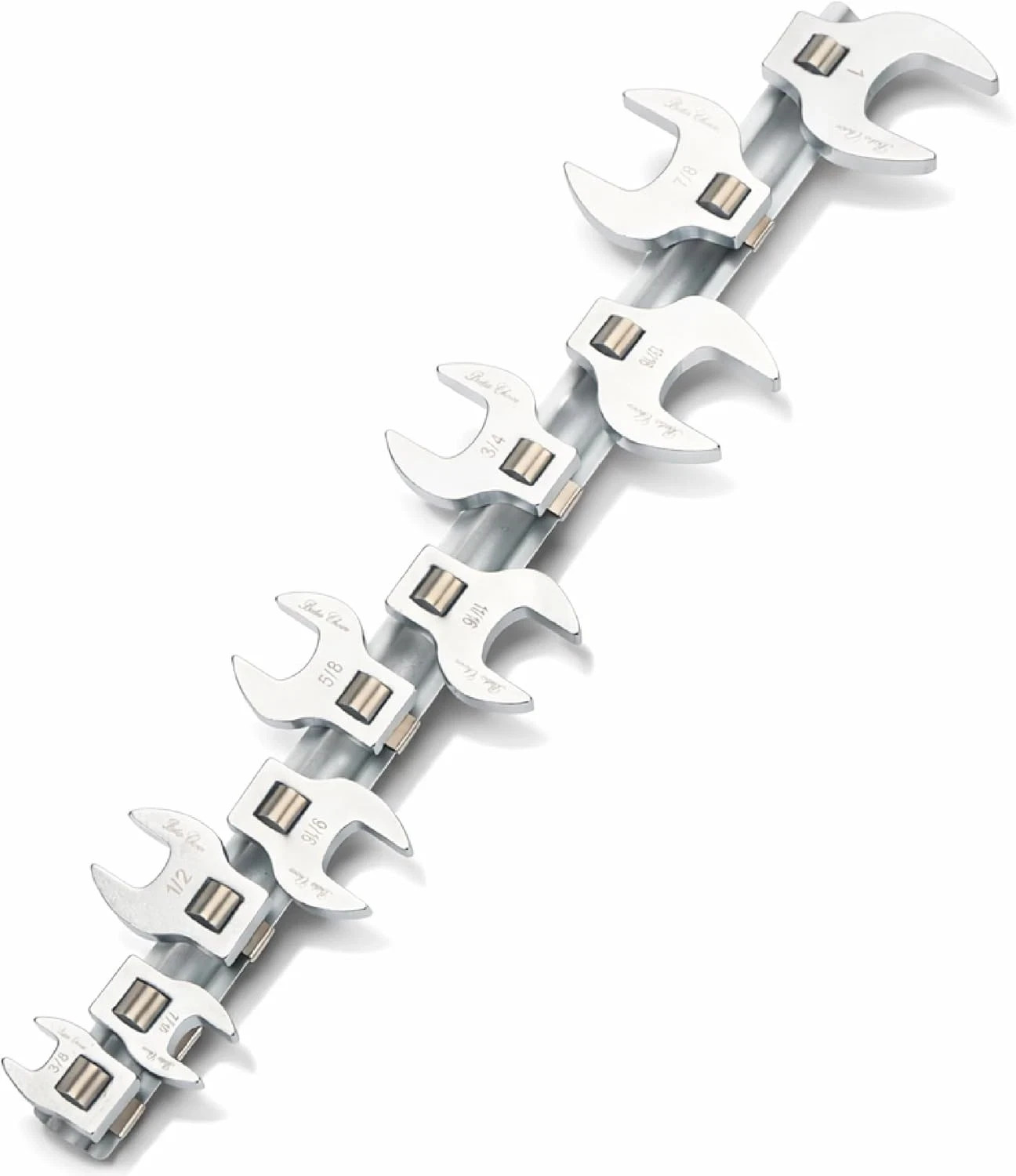 10 Pcs 3/8″ Drive Crowfoot Wrench Set, 3/8”-1”, SAE Open-End Nut Wrench Set