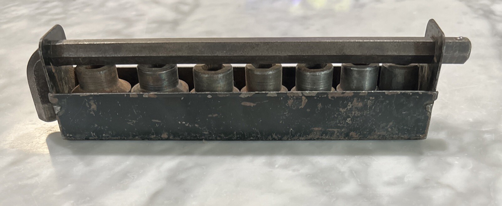 Vintage Hexagon Socket Set Tray Unbranded Unmarked