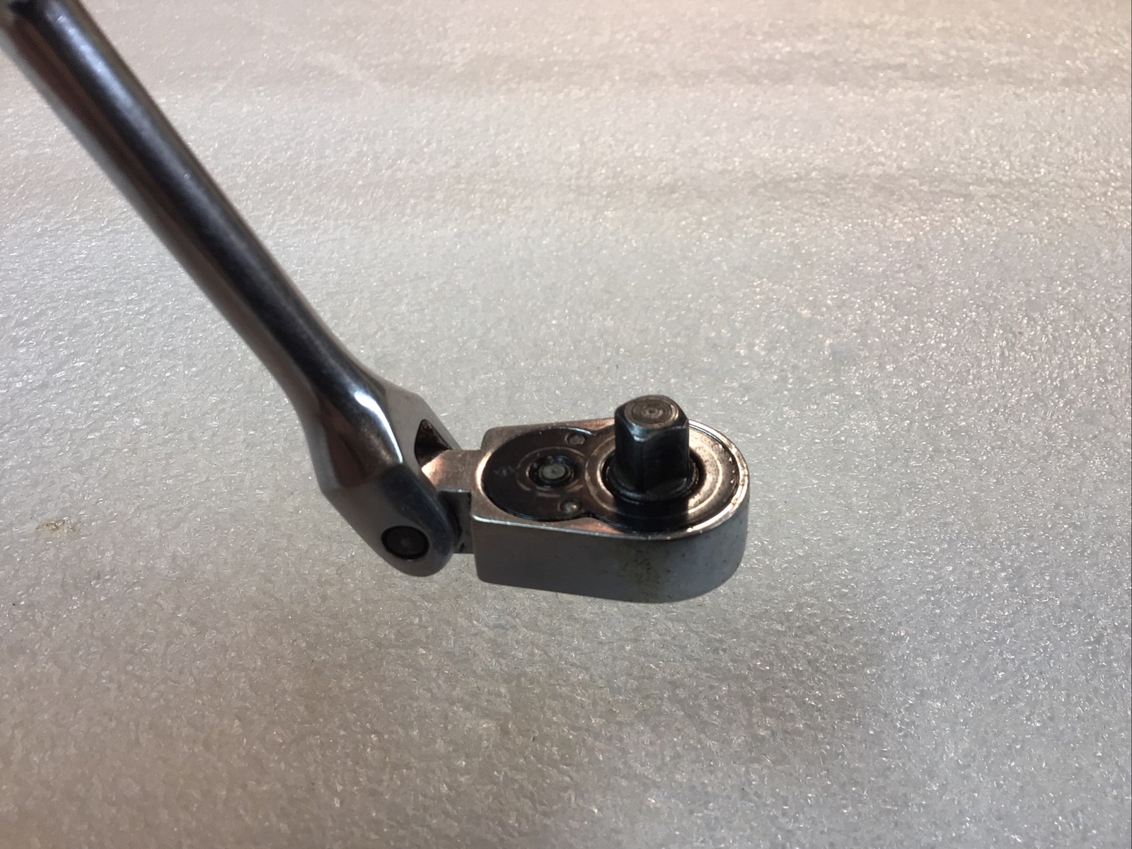 Snap On Tools#TM711A – Chrome, 1/4″ Dr., Flex Head, 5-3/4”Long, Ratchet-USA-