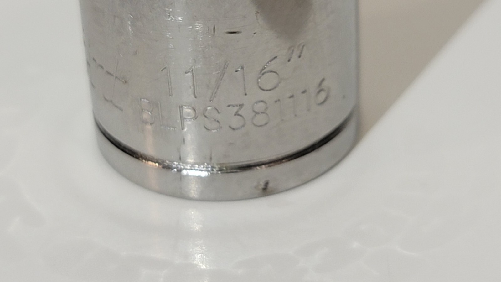 BLUE-POINT 11/16″ SAE SOCKET 3/8″ DRIVE 6 POINT *BLPS381116* USA
