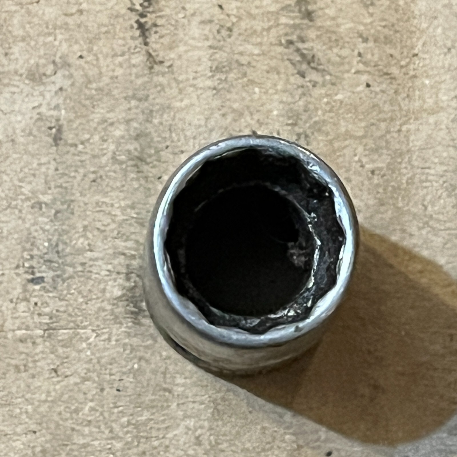 Vintage Snap On F-140 7/16″ Socket 12 Point 3/8″ Drive – Old