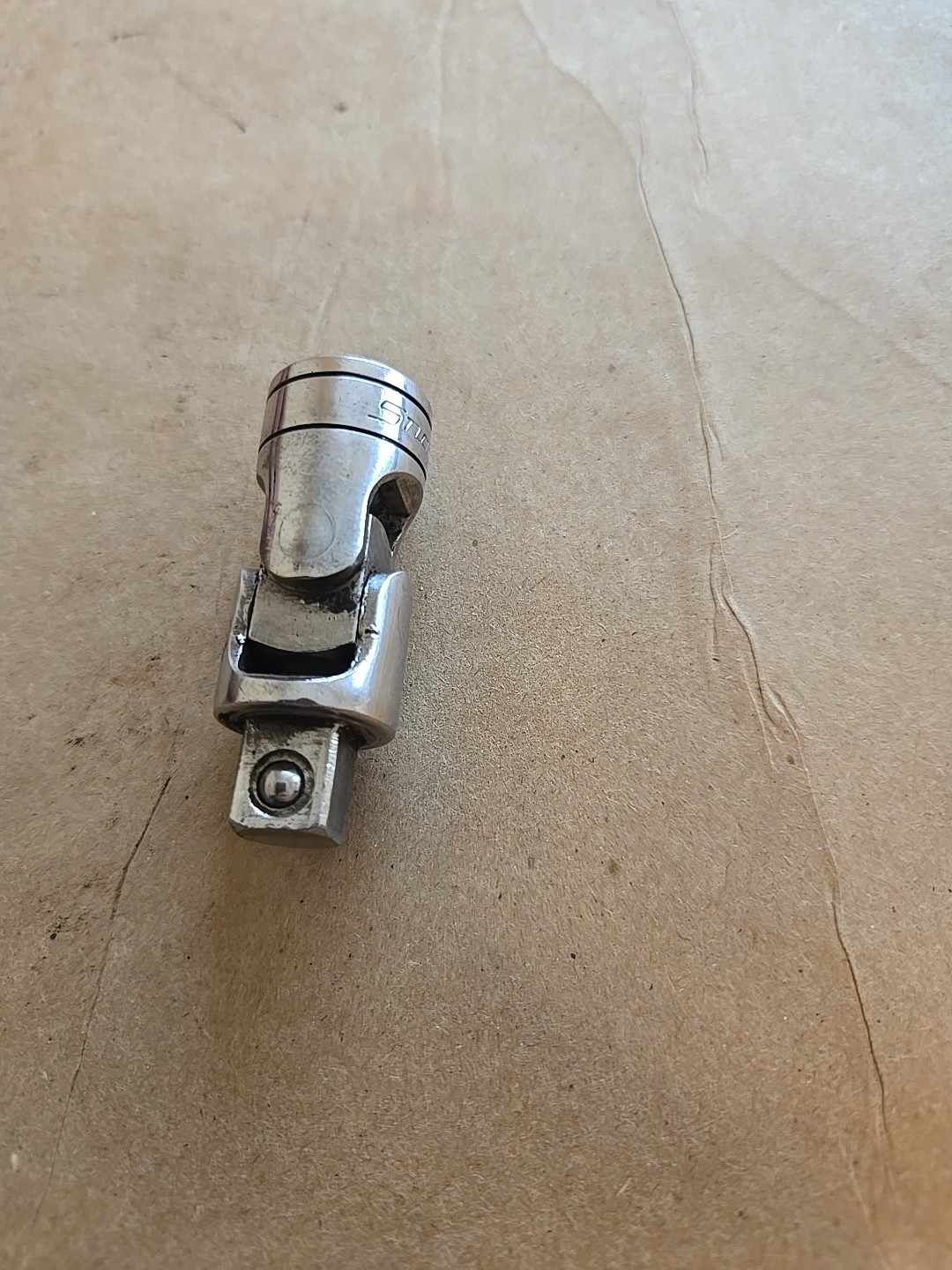 Snap On 3/8″ Drive Chrome Friction Ball Universal Swivel Socket USA FU8A