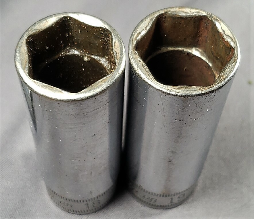 9 SNAP-ON DEEP SOCKETS SFS 201, 221, 241, 121; SF141, SIMF160; SFSM18, 19