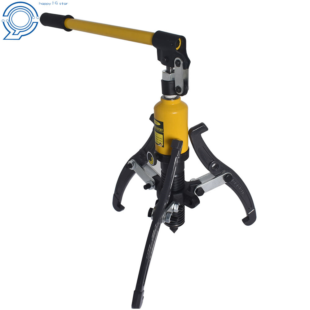 3-Jaw Hydraulic Gear Puller Set 5Ton Wheel Bearing Pulling Separator W/Case