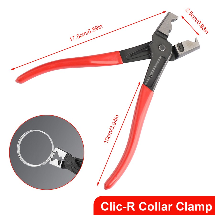 4Pcs Hose Clamp Pliers,Remover Kit with Long Reach Wire Spring Hose Clamp Pliers