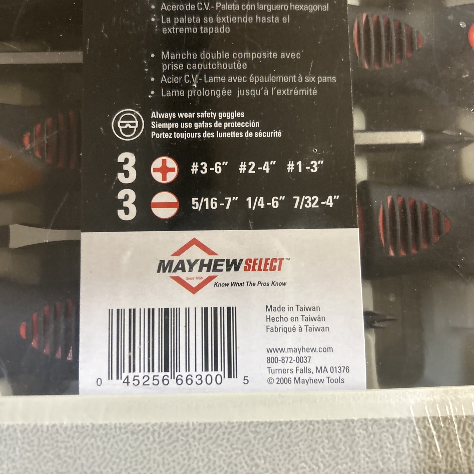 Mayhew 66300 Set of 6 Screwdrivers