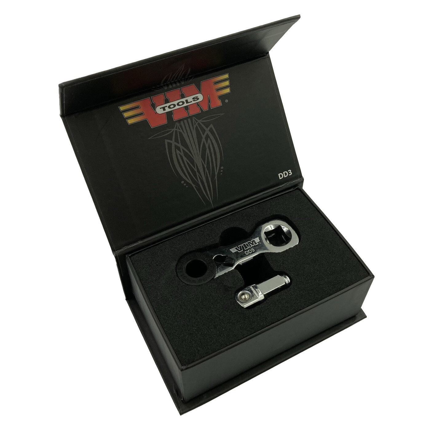 VIM Tools DD3 3/8″ Dual Drive 3″ Long Micro Ratchet