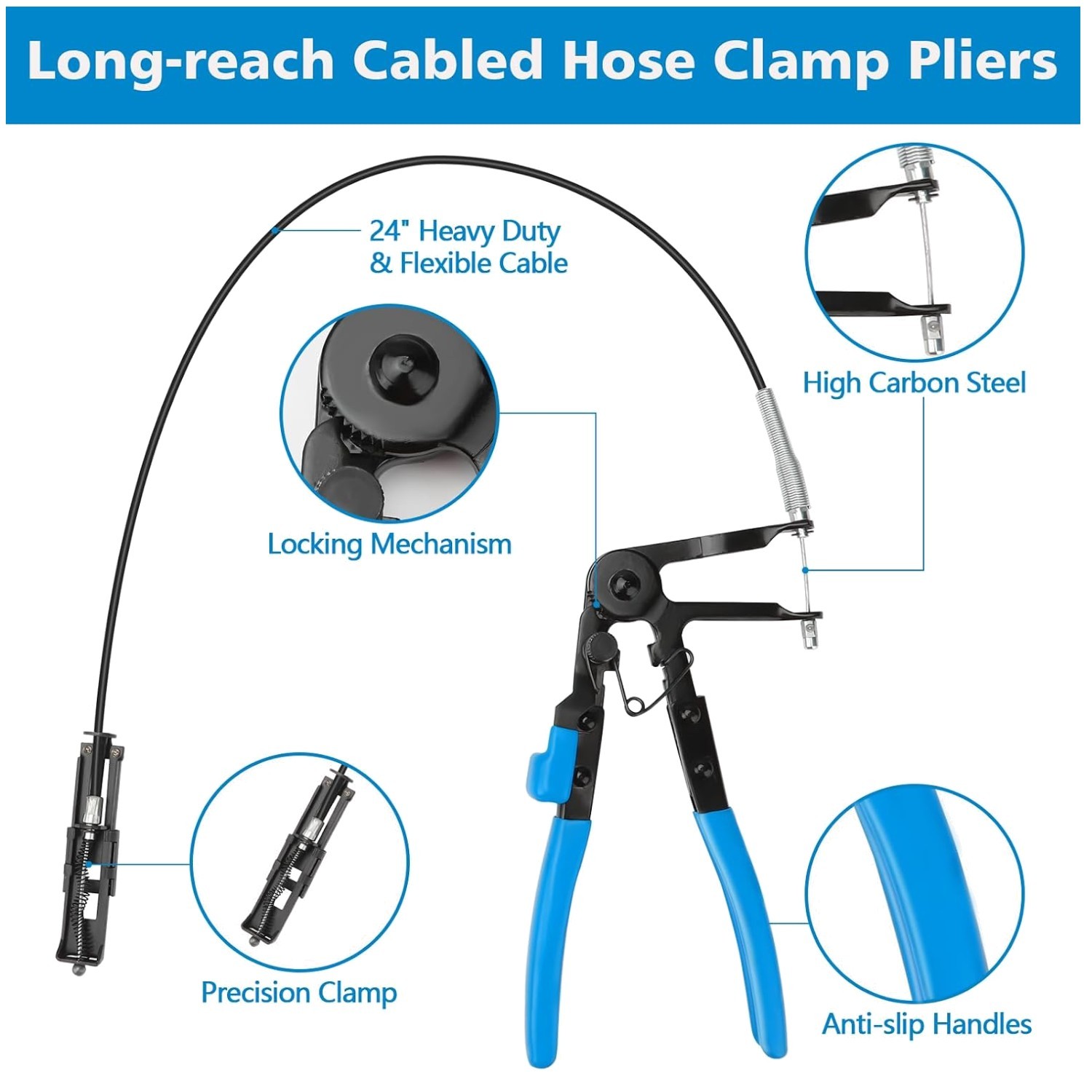 9pc Hose Clamp Pliers Set – Professional Automotive Tools