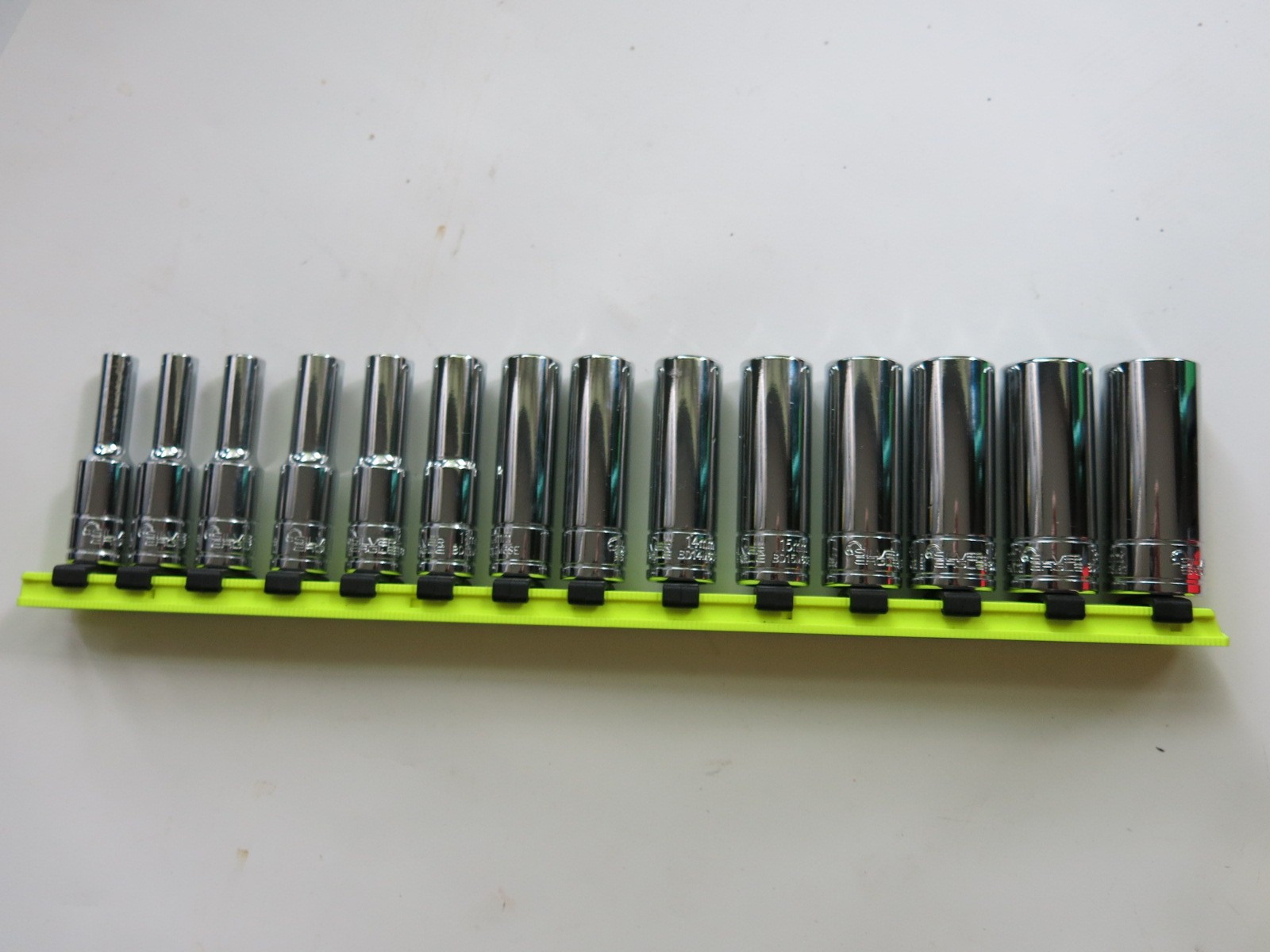 MATCO Tools 3/8″ DRIVE SILVER EAGLE METRIC DEEP SOCKET SET Snap on Hi-Viz Rail