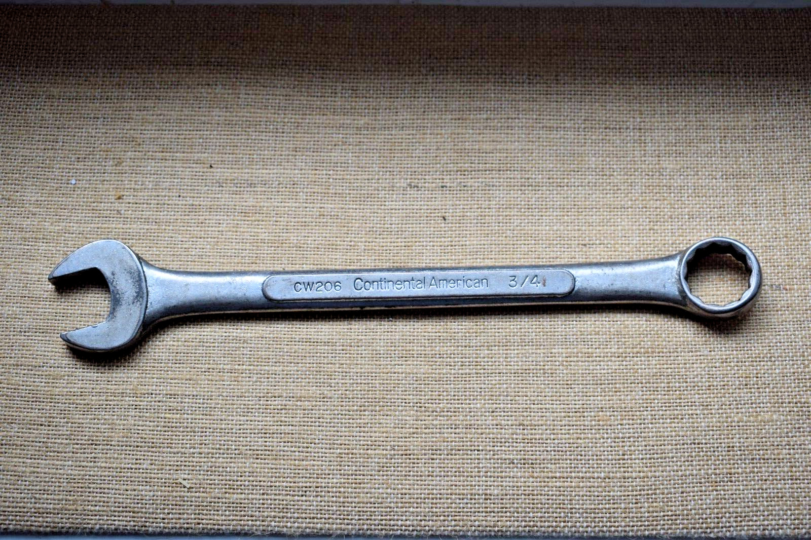 Continental American 3/4″ Combination Wrench CW 206 Chrome Vanadium Japan Vtg