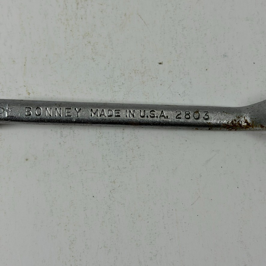 Bonney 2803 USA 12 Point 5/16 x 3/8 Offset Double Box End Wrench