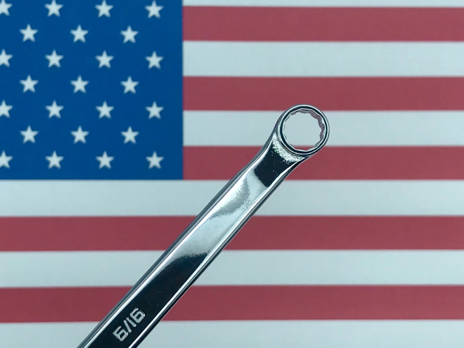 =Husky= USA 🇺🇸 NOS 3/8” x 5/16” Full Polished Chrome Box Wrench, 39811