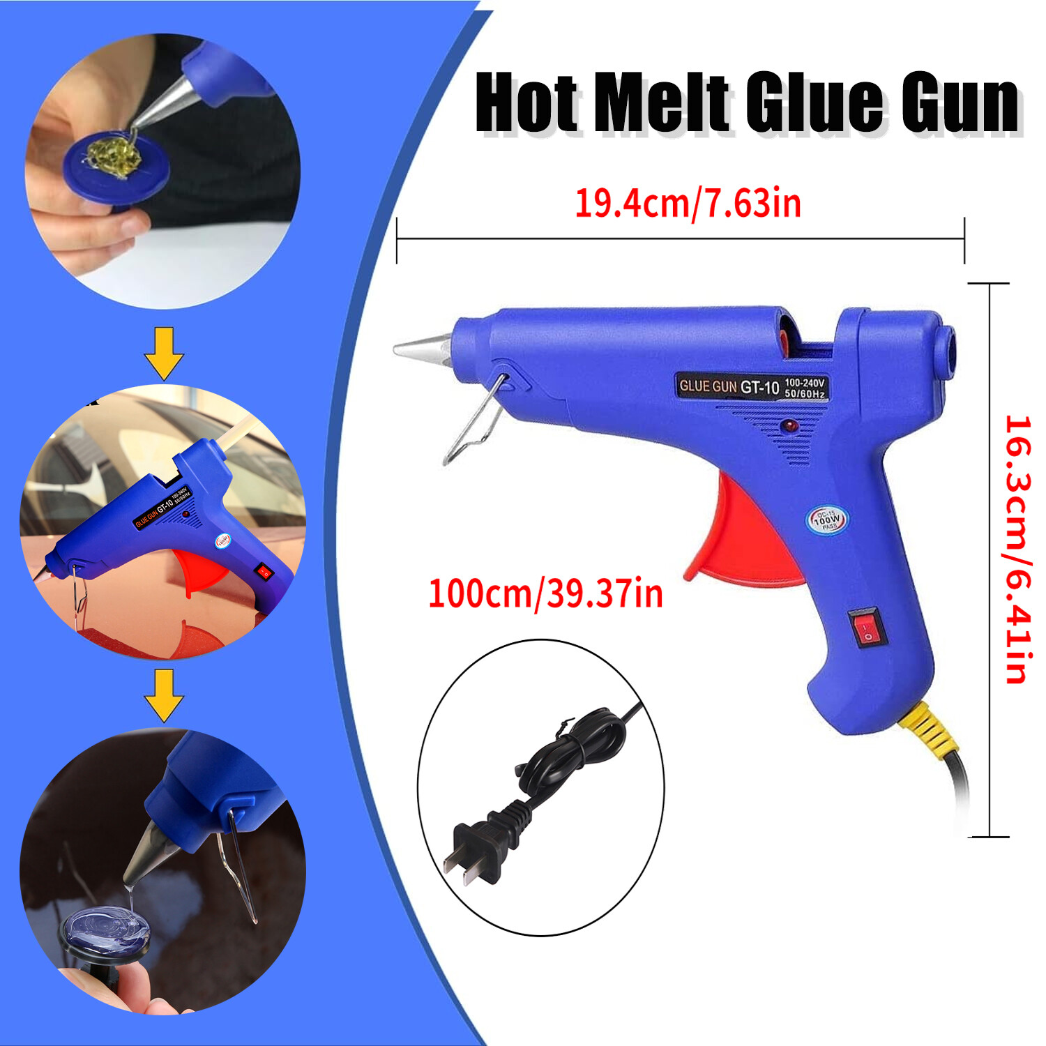 PDR Car Body Dent Puller Bridge Lifter LED Paintless Hail Remover Repair Kit