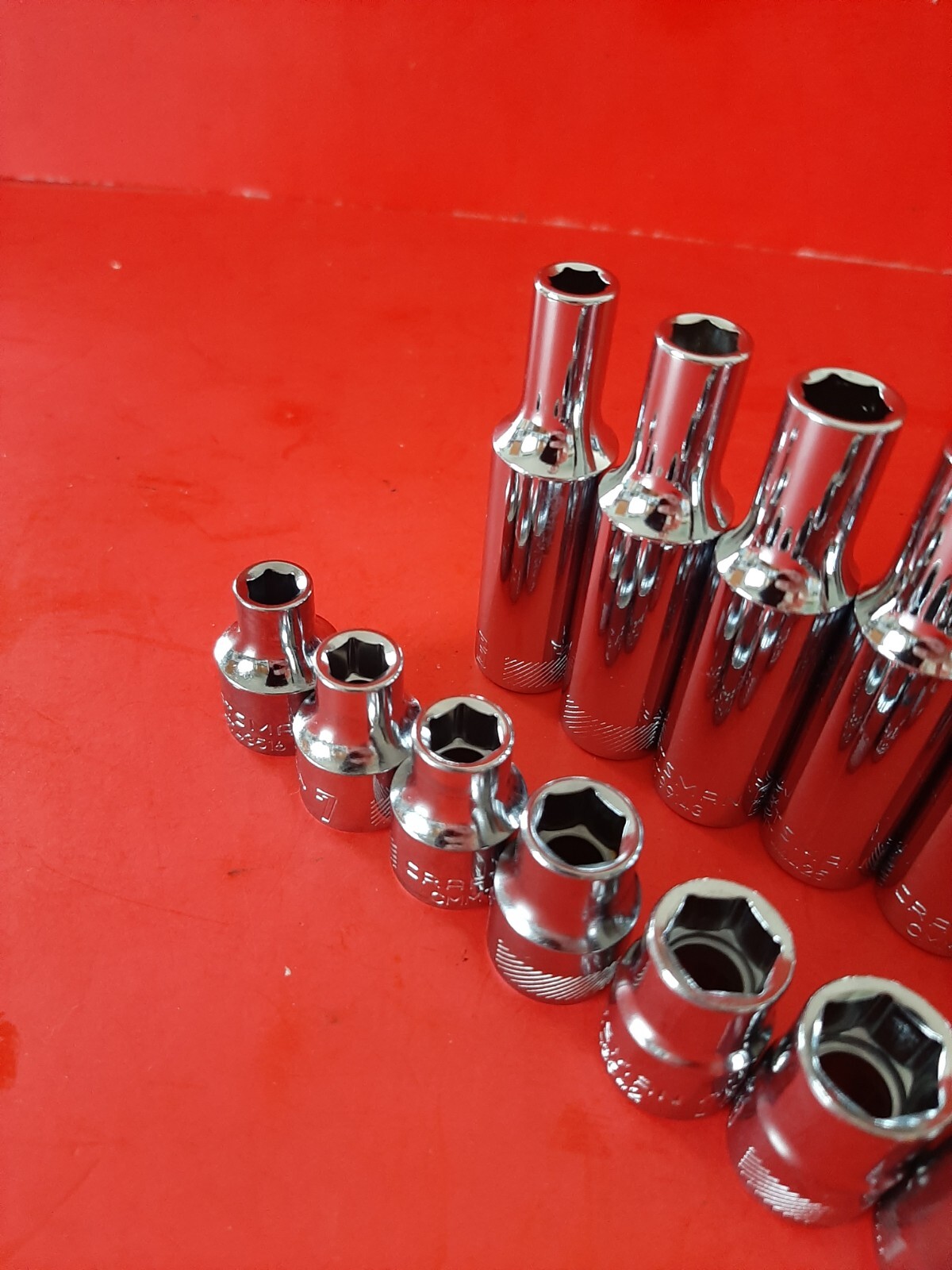 New Craftsman 32 Piece Shallow & Deep 3/8″ Drive Metric 6 Point Socket Set