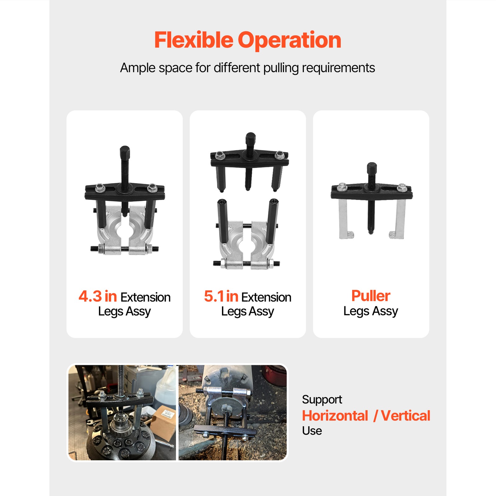 Uimoso 14-Piece Bearing Separator and Puller Kit with 5-Ton Capacity and Case