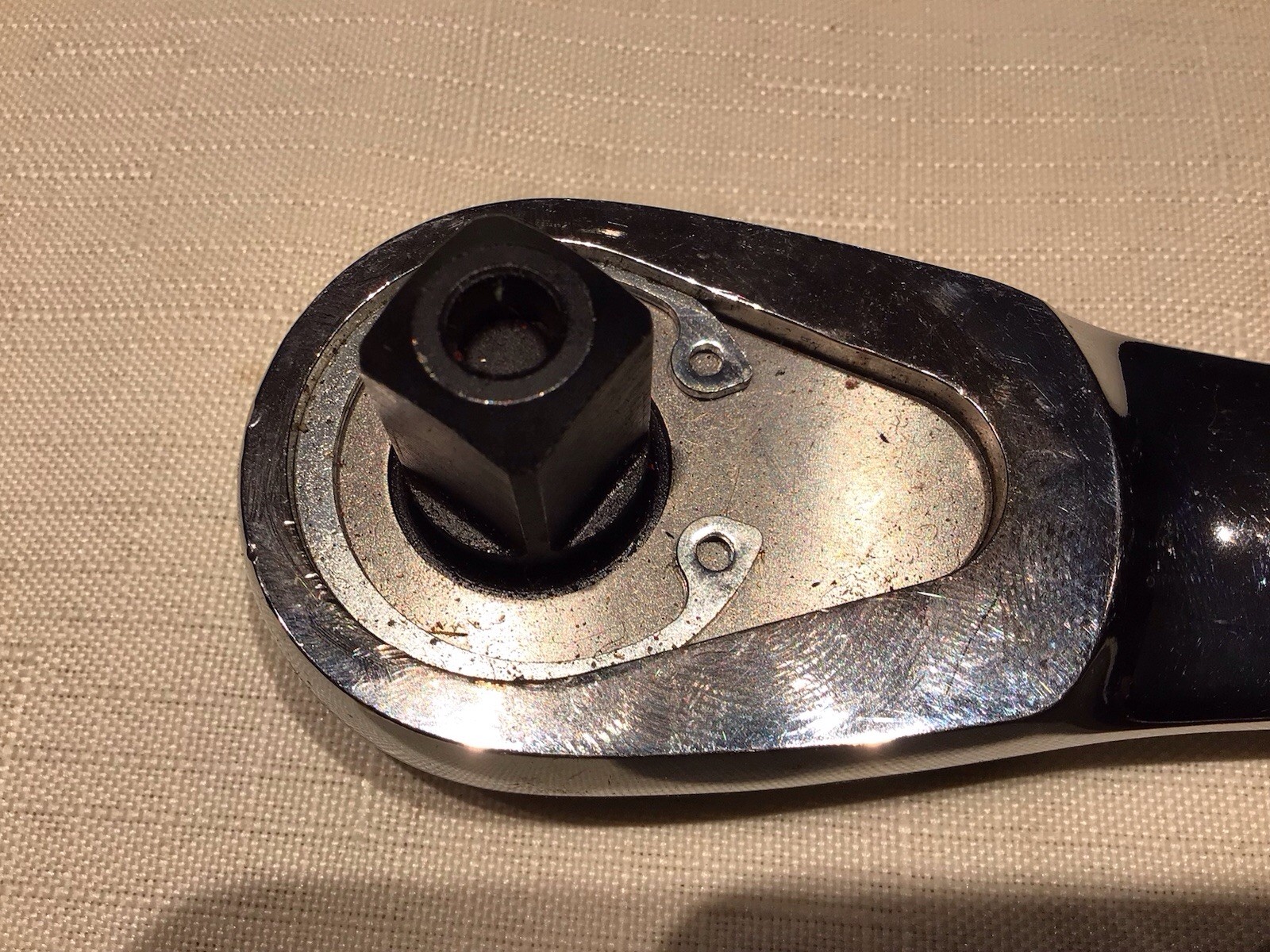 Sears Craftsman Thin Profile Ratchet 1/2” Drive 44996 L-AA Polish