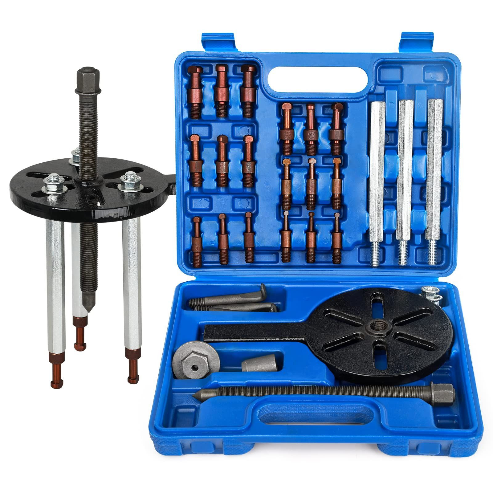 HQSSWUCH 21 in1 Bearing Puller, Puller Set, Inner 21in1-puller, blue