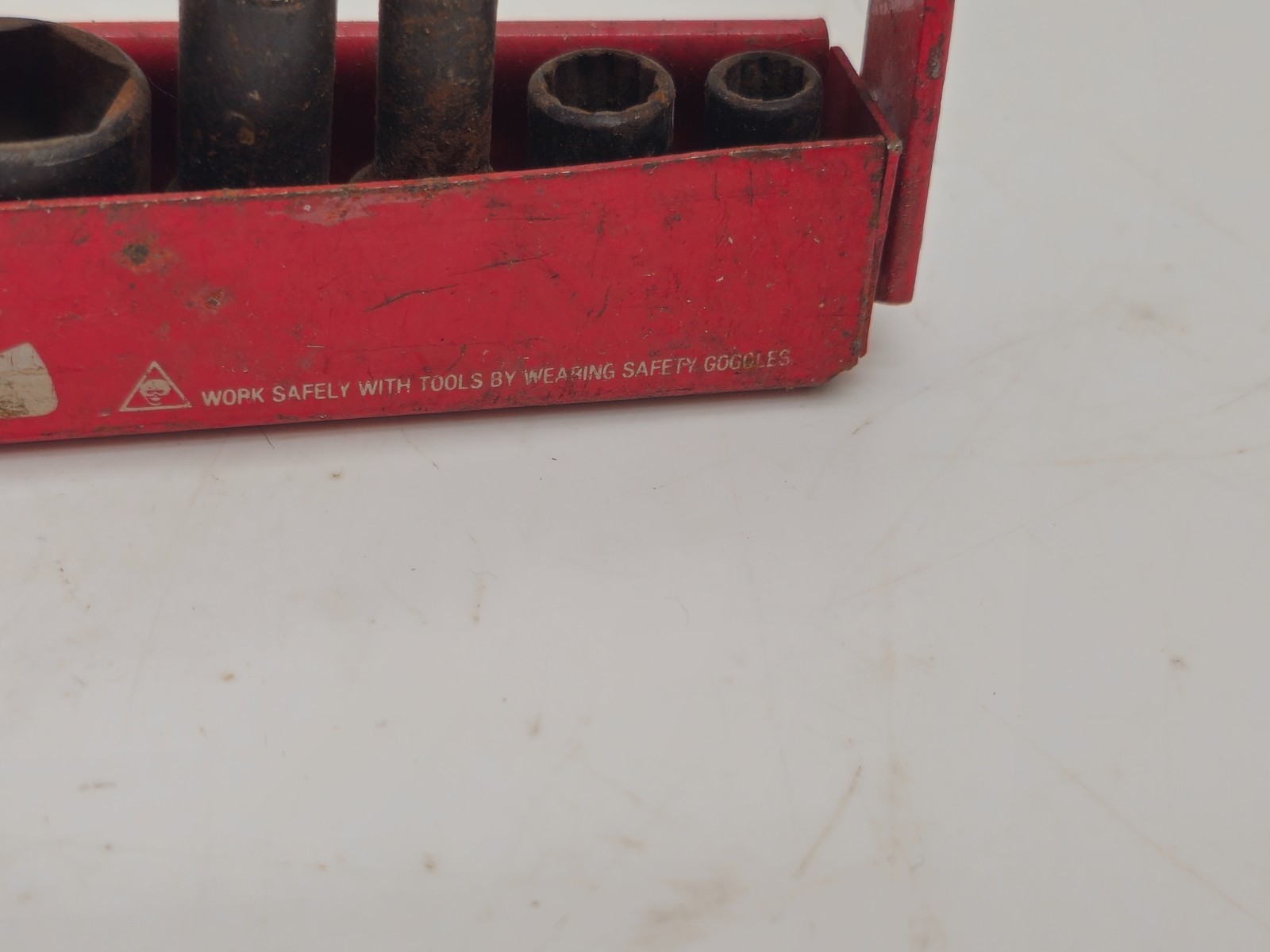 Mac Snap-on 10pc Mixed Impact Socket Lot 3/8″ 1/4″ Drive SAE USA w/ Tray Vtg