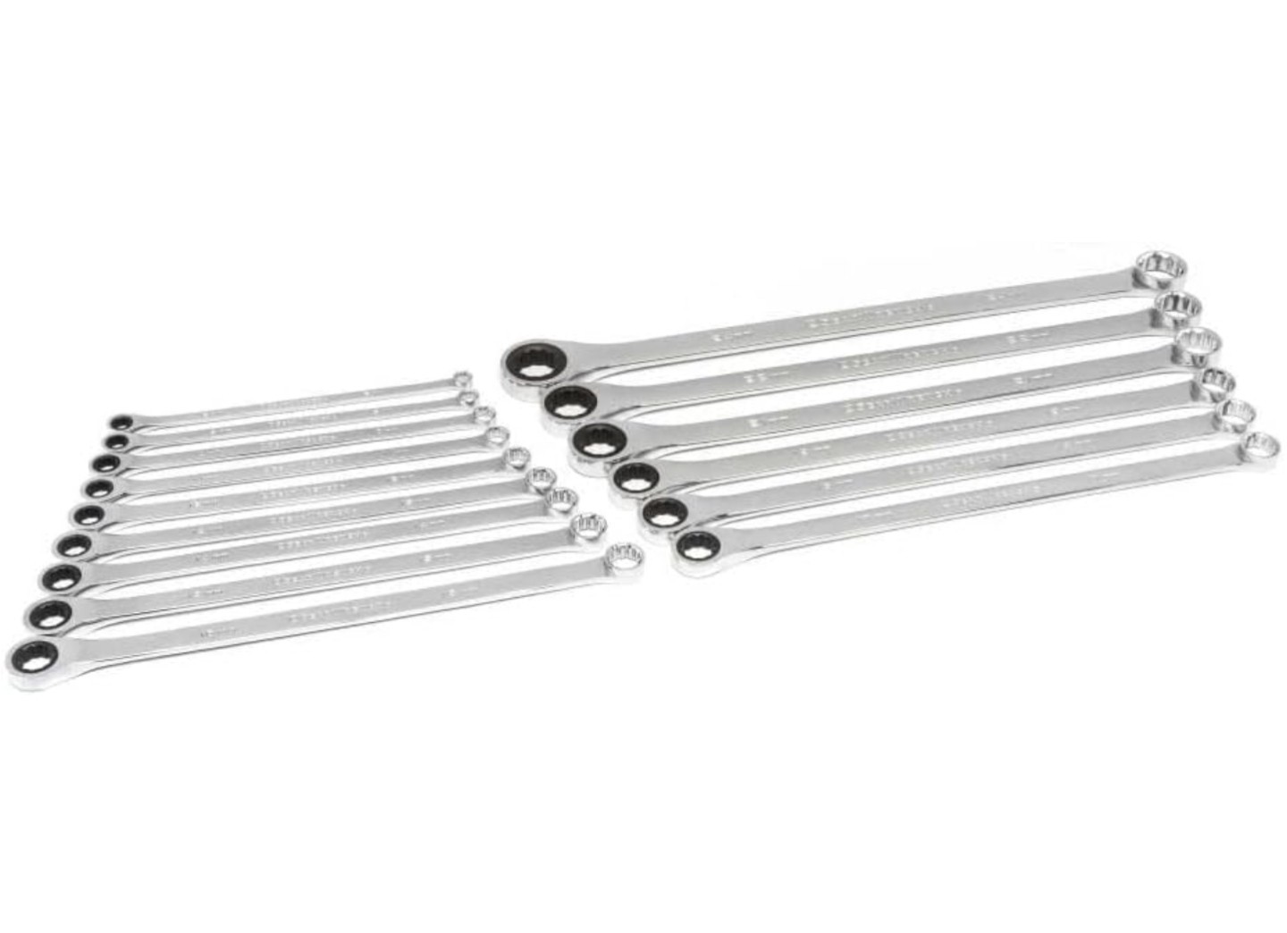 Gearwrench Metric XL Gearbox 12 Point Double Box Ratcheting Wrench 15pc 85985-07