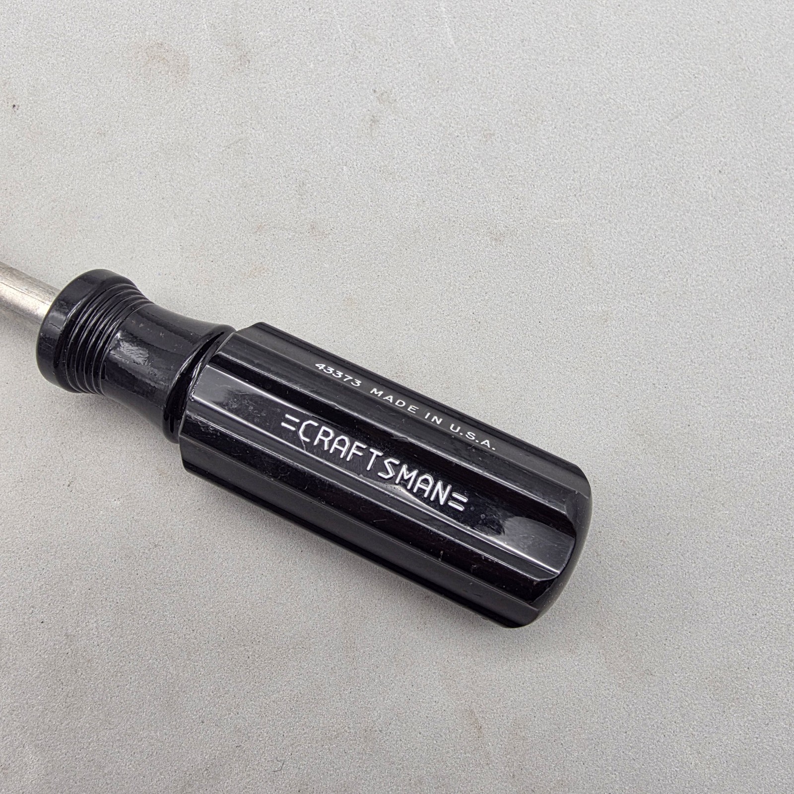 Craftsman Tools Magnetic 1/4″ Hex Bit Dr. Handle Screwdriver Black 43373 USA