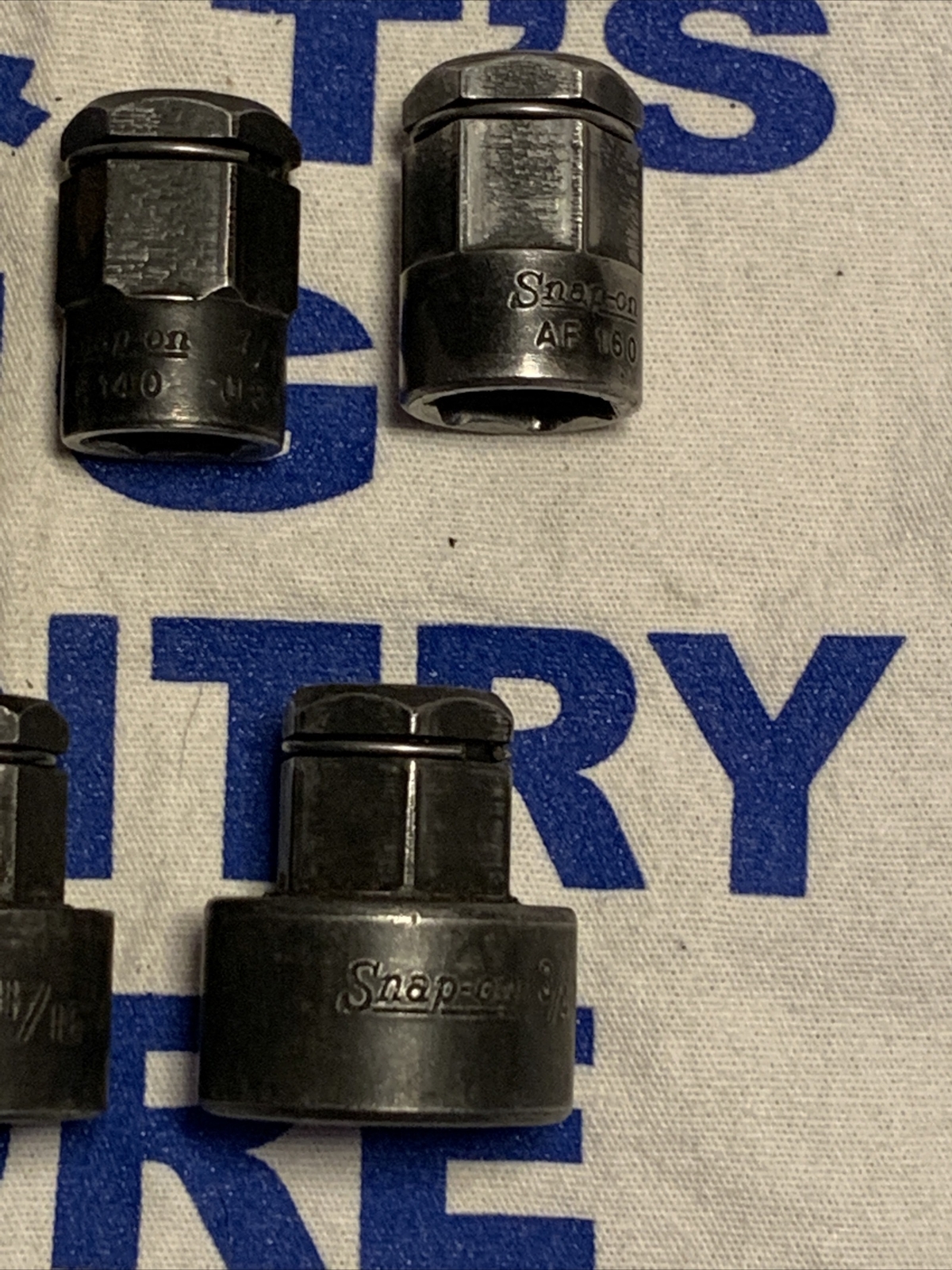 1964 Snap-on Tools USA 3/8″ Drive Pass Thru 7pc.Socket Set 3/8″ to 3/4″ RARE