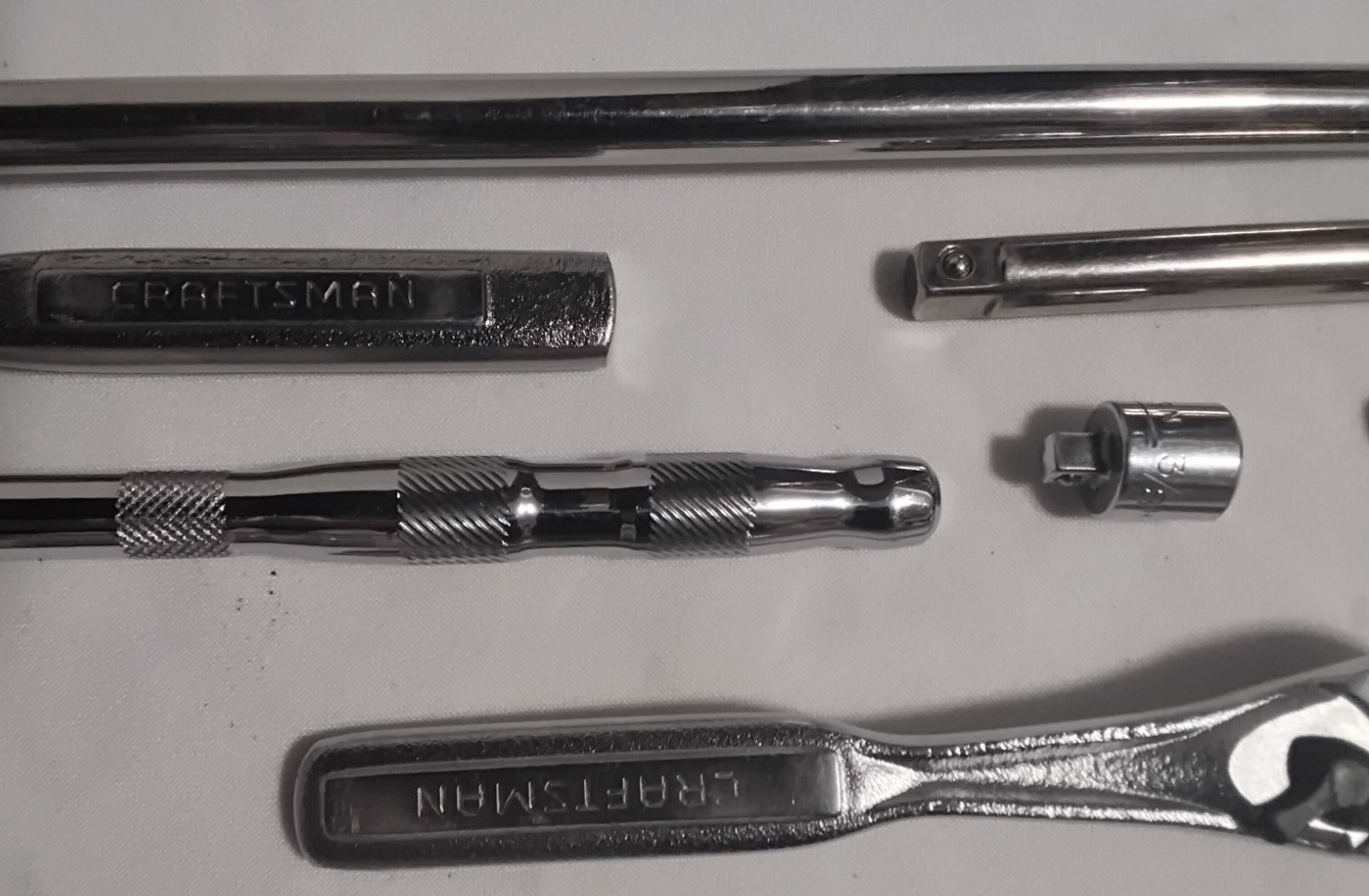 7PC Craftsman Flex Head Ratchet Breaker Bar Extension Ratchet 3/8″ Drive Lot Set