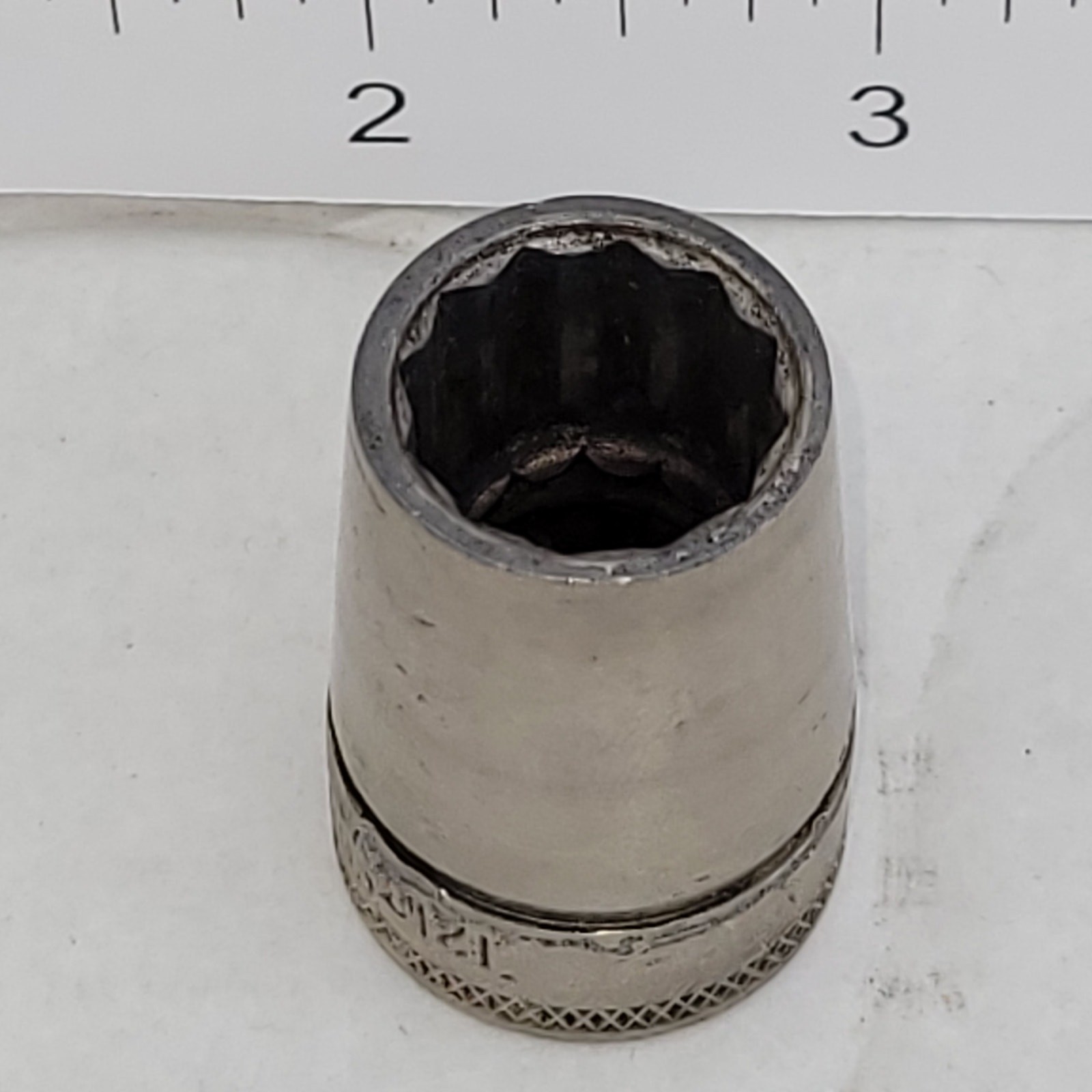 1/2″ drive 12pt 9/16” socket knurled – 1218