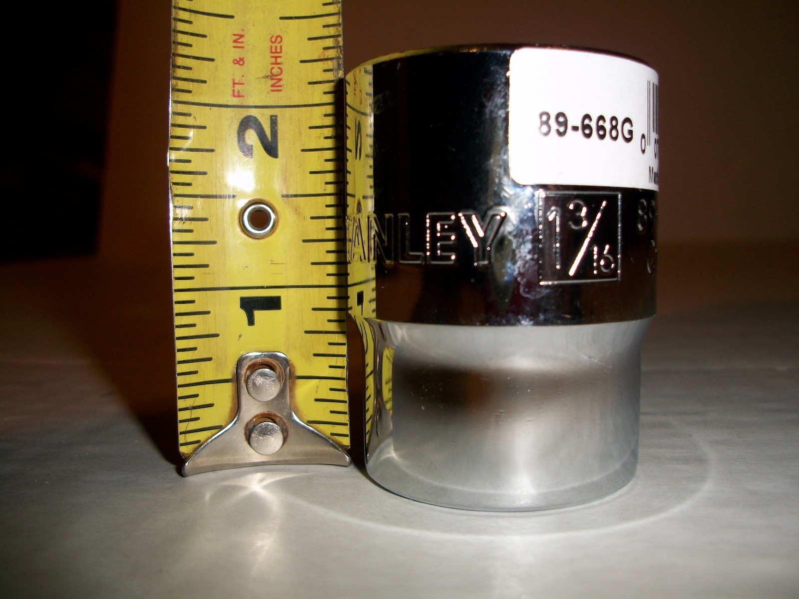 NEW STANLEY 3/4 in Drive 1-3/16 inch 12 Point socket