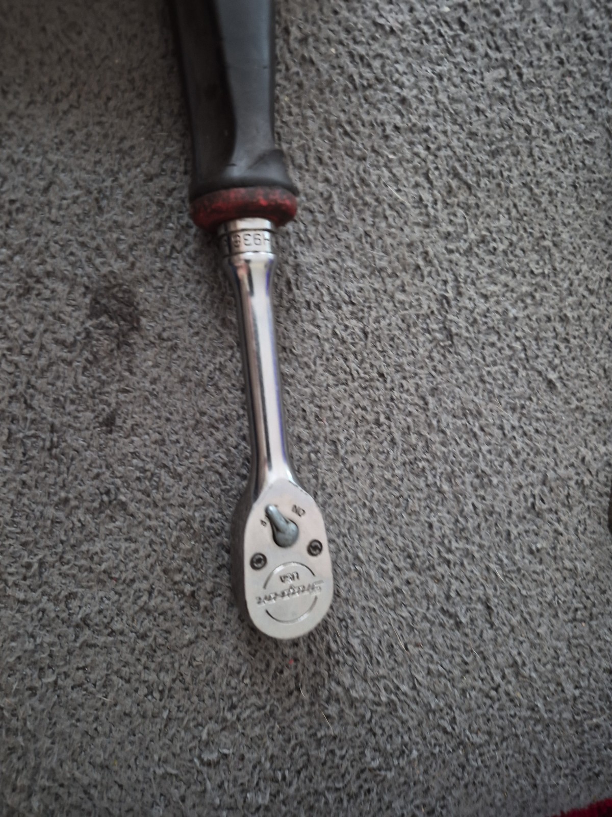 Snap-On 3/8″ Drive Ratchet – Soft Grip Handle (FH936) Made in USA