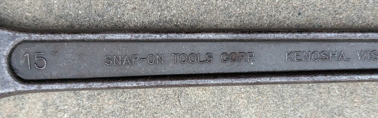 Blue Point by Snap On Tools 15″ Adjustable Wrench Forged Alloy Steel USA