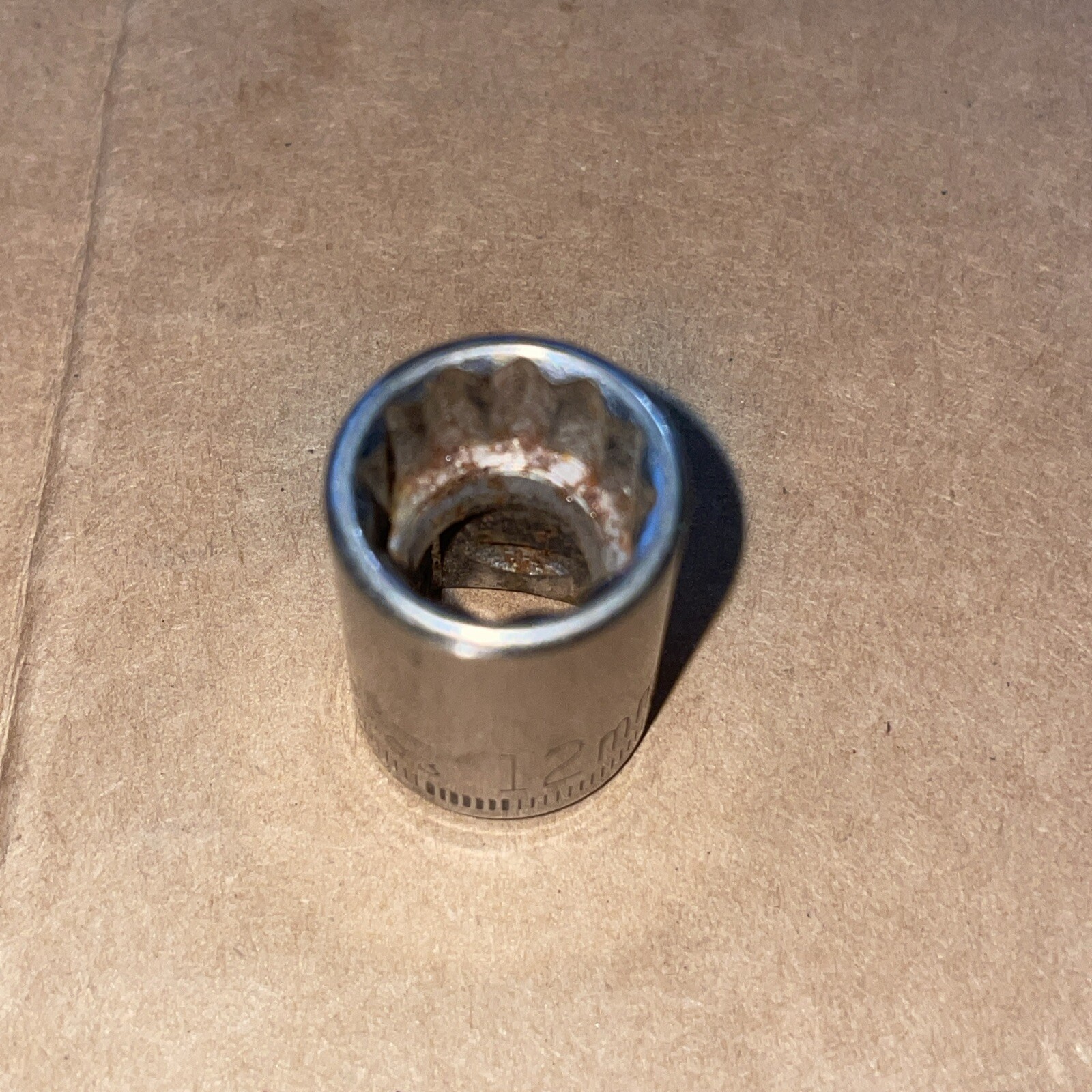 Craftsman USA 12mm 12 Point 3/8″ Drive Socket 44303 Inverted G1 See Photos !