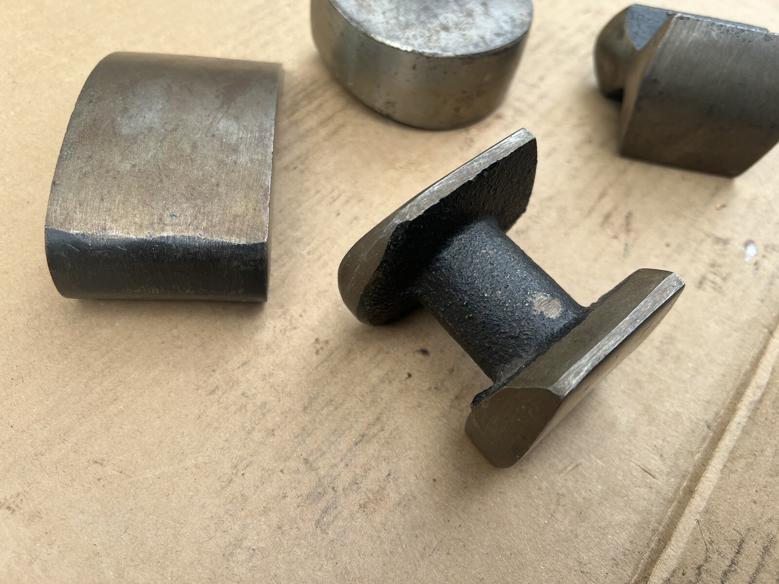 🇺🇸Lot Of 4 Auto Body Repair Dolly Hand Anvil Hammer Dollies Tools🇺🇸