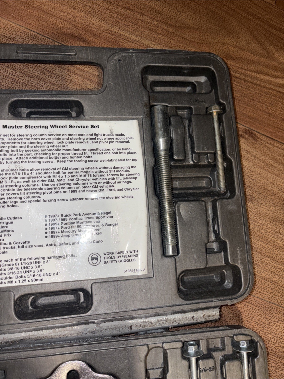 Cornwell Tools Ow-c6503 Master Steering Wheel Puller Service Set – MISSING PARTS