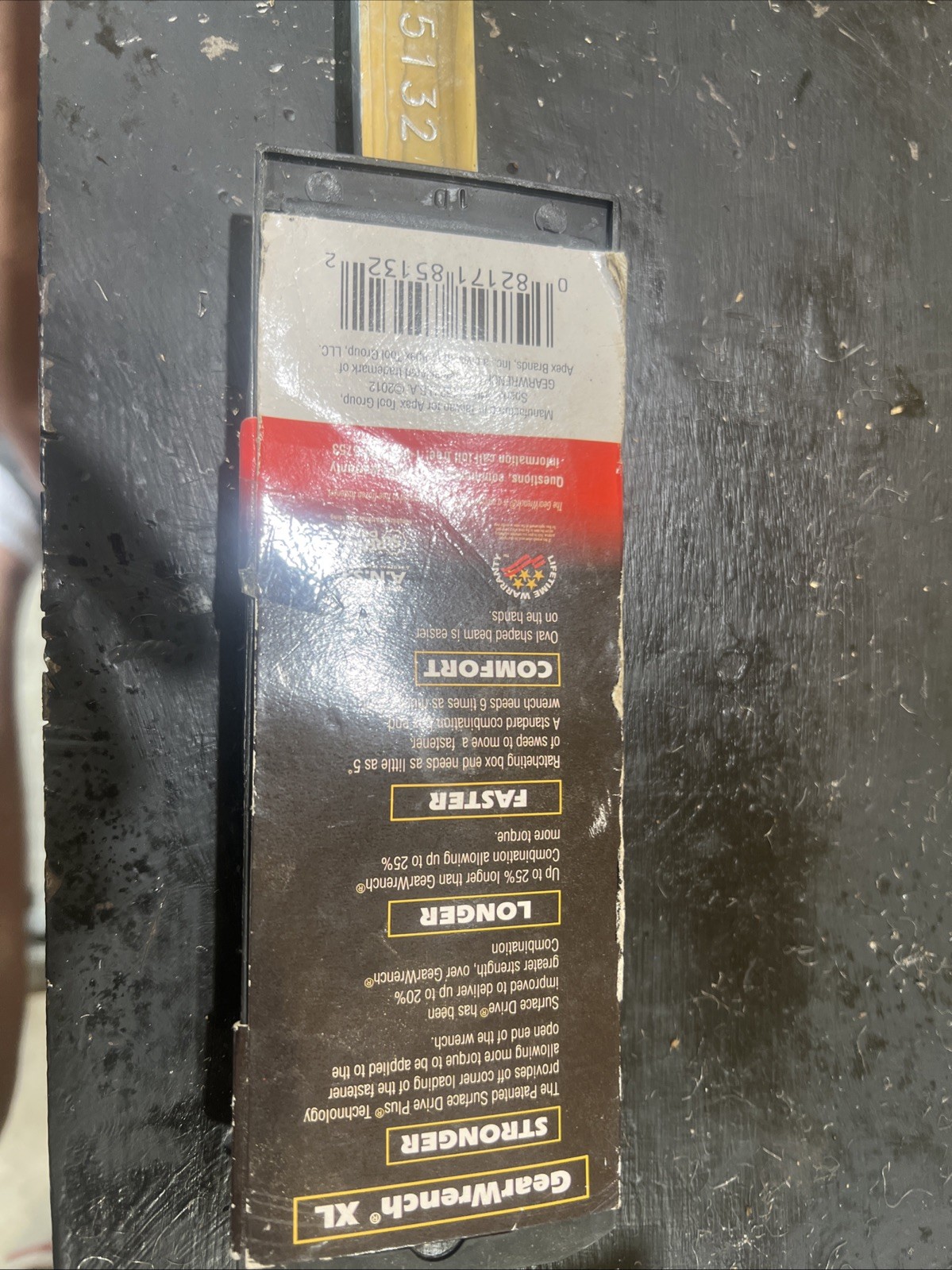 Gearwrench 81532 1 Inch XL Ratcheting Combination Wrench Long Pattern