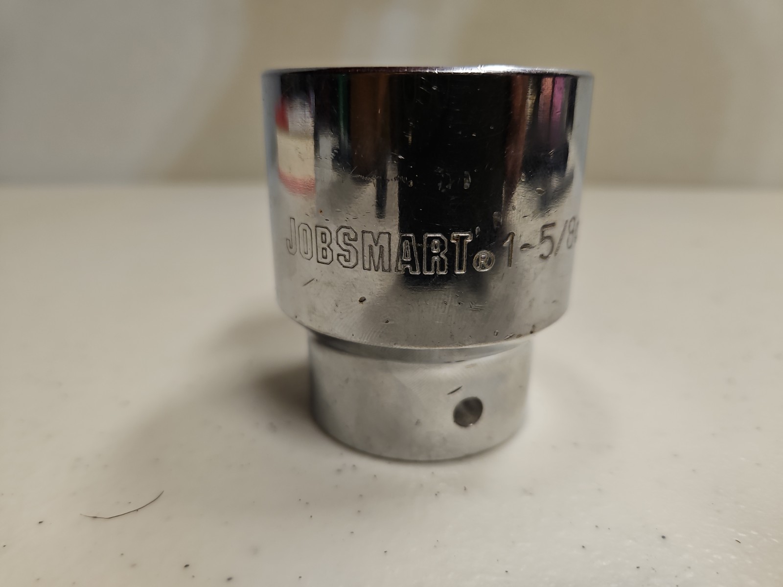 JobSmart 3/4″ Drive 1-5/8″ 6-Point Socket SAE Chrome Heavy Duty USA