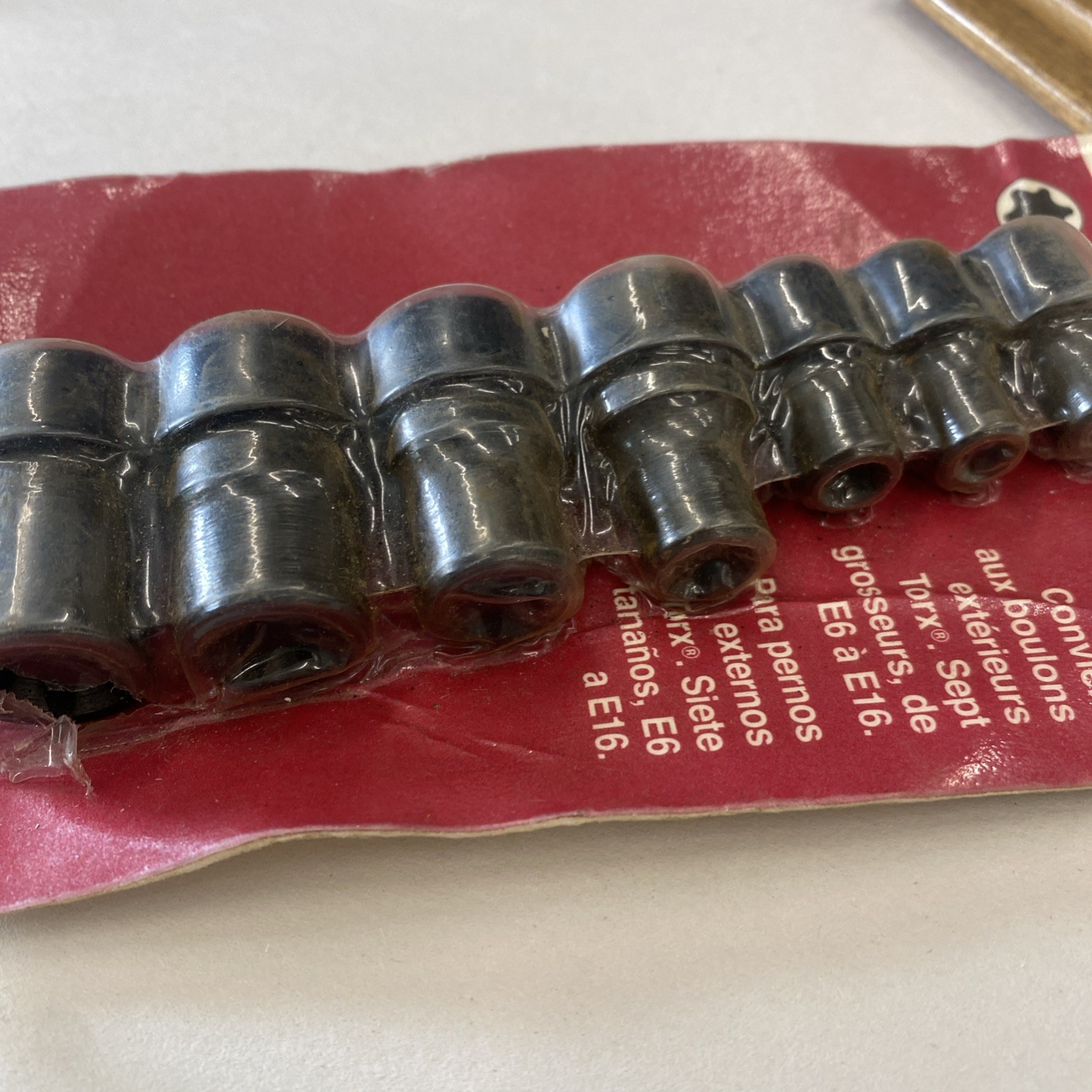 Lisle 26750 Inverted External Torx Socket Set E6 – E16, New Old Stock! M0913