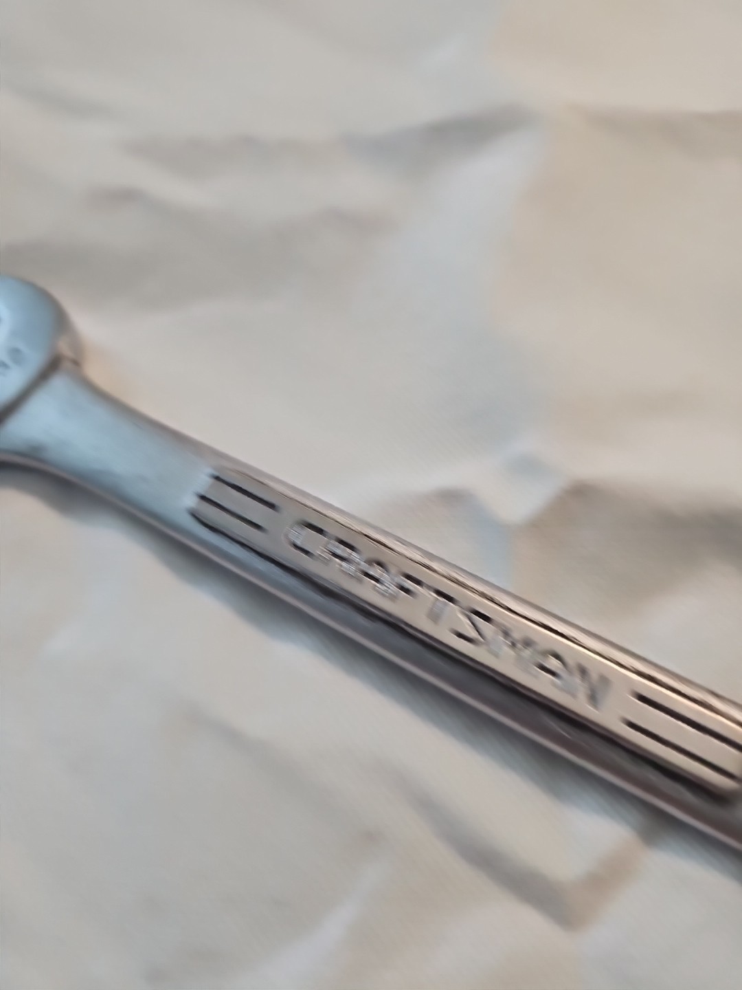 Vintage Craftsman =V= Series 13/16in x 25/32in SAE Double Open End Wrench USA