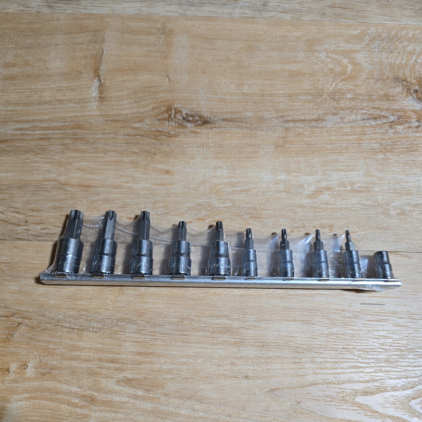CAT Tools Torx Socket Set 10 piece t10-t55 E8 Snap-on Caterpillar Chrome