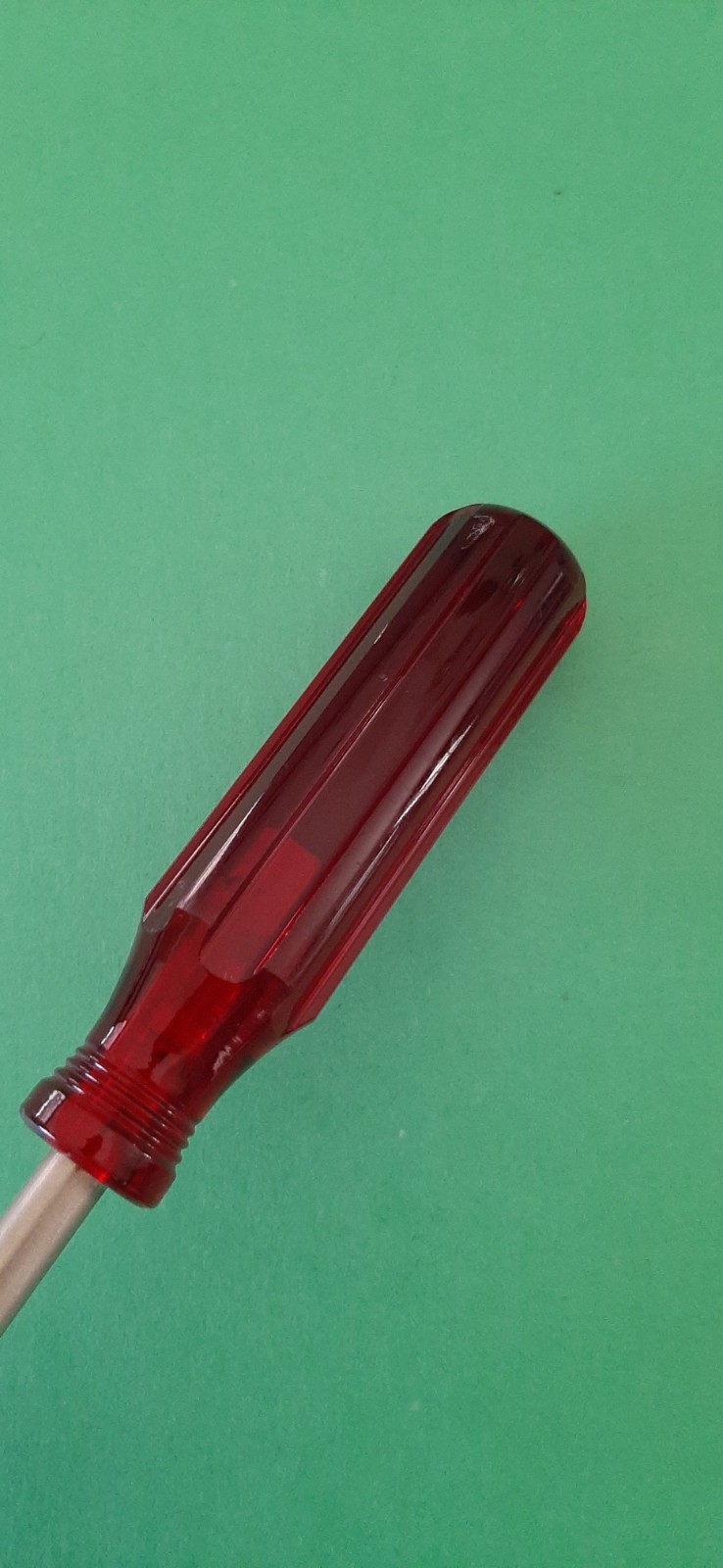 NOS NEW Millers Falls #4 USA No. 850-8 Phillips Head Screwdriver Clear Red E8
