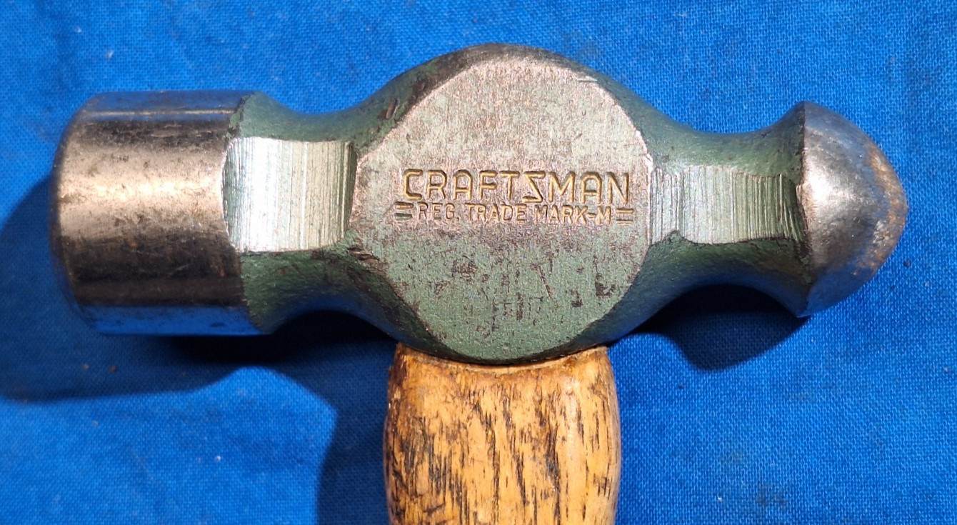 USA Craftsman 38464 12oz ball peen hammer original hickory handle