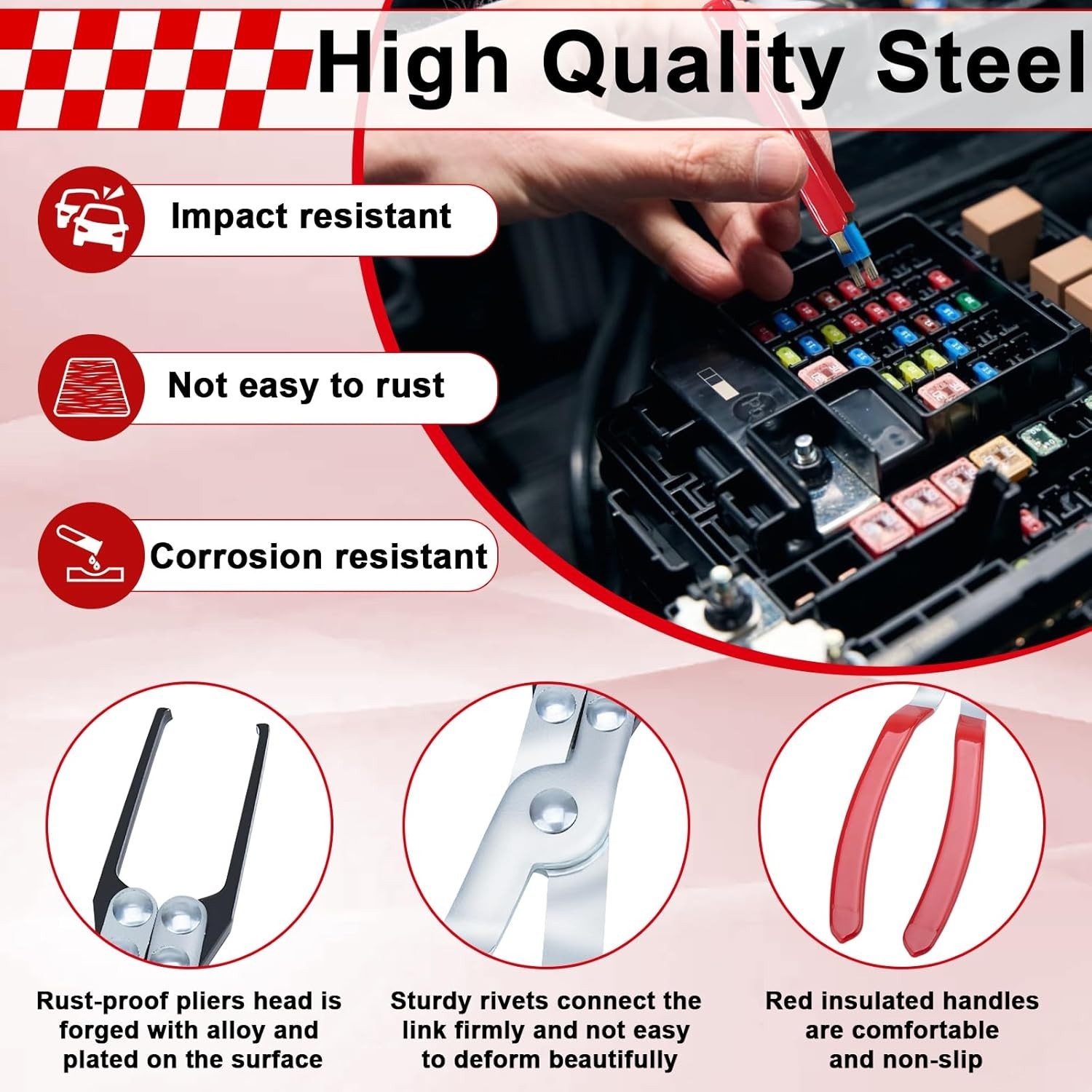 Insulated Relay Puller & Fuse Tool Set – Effortless Car Component Removal