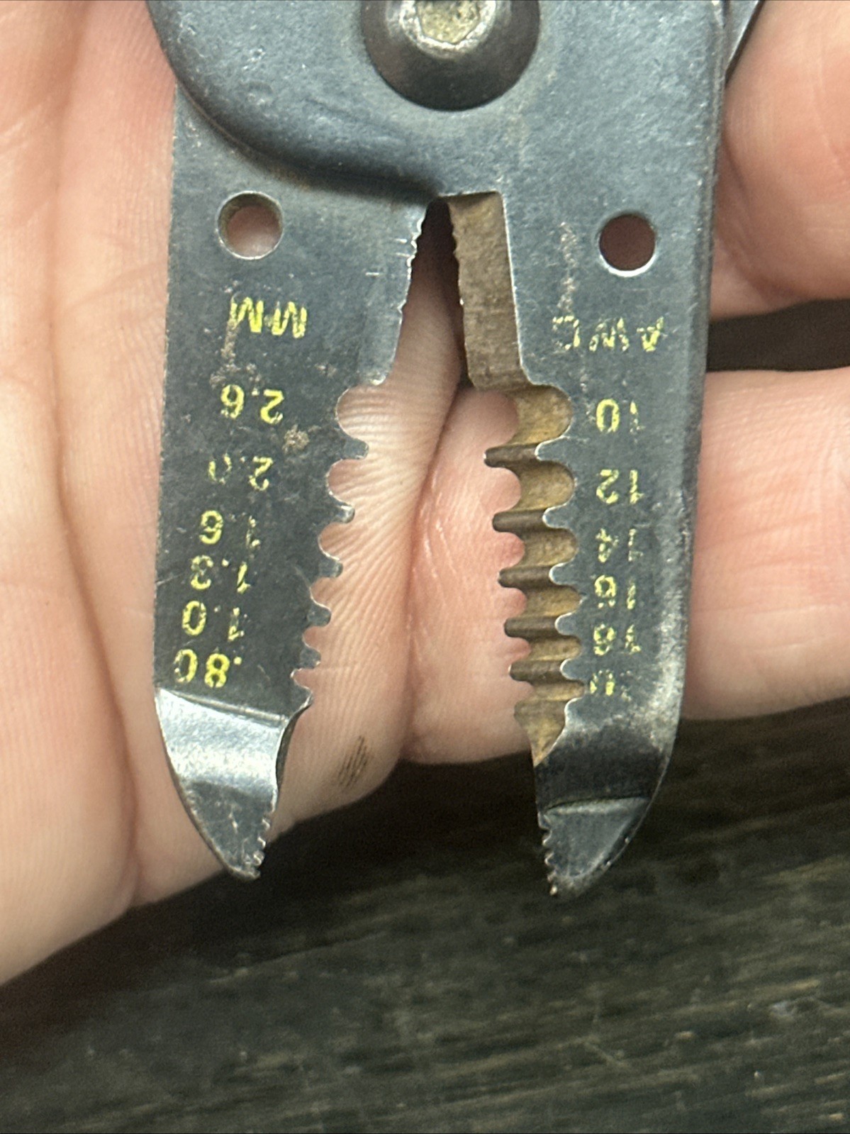 VINTAGE CHANNELLOCK NO. 958 WIRE STRIPPER CUTTER – USA